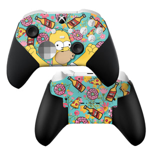 Xbox Elite Controller - Simpson Design | Rush Controller CORE- Front & Back Print