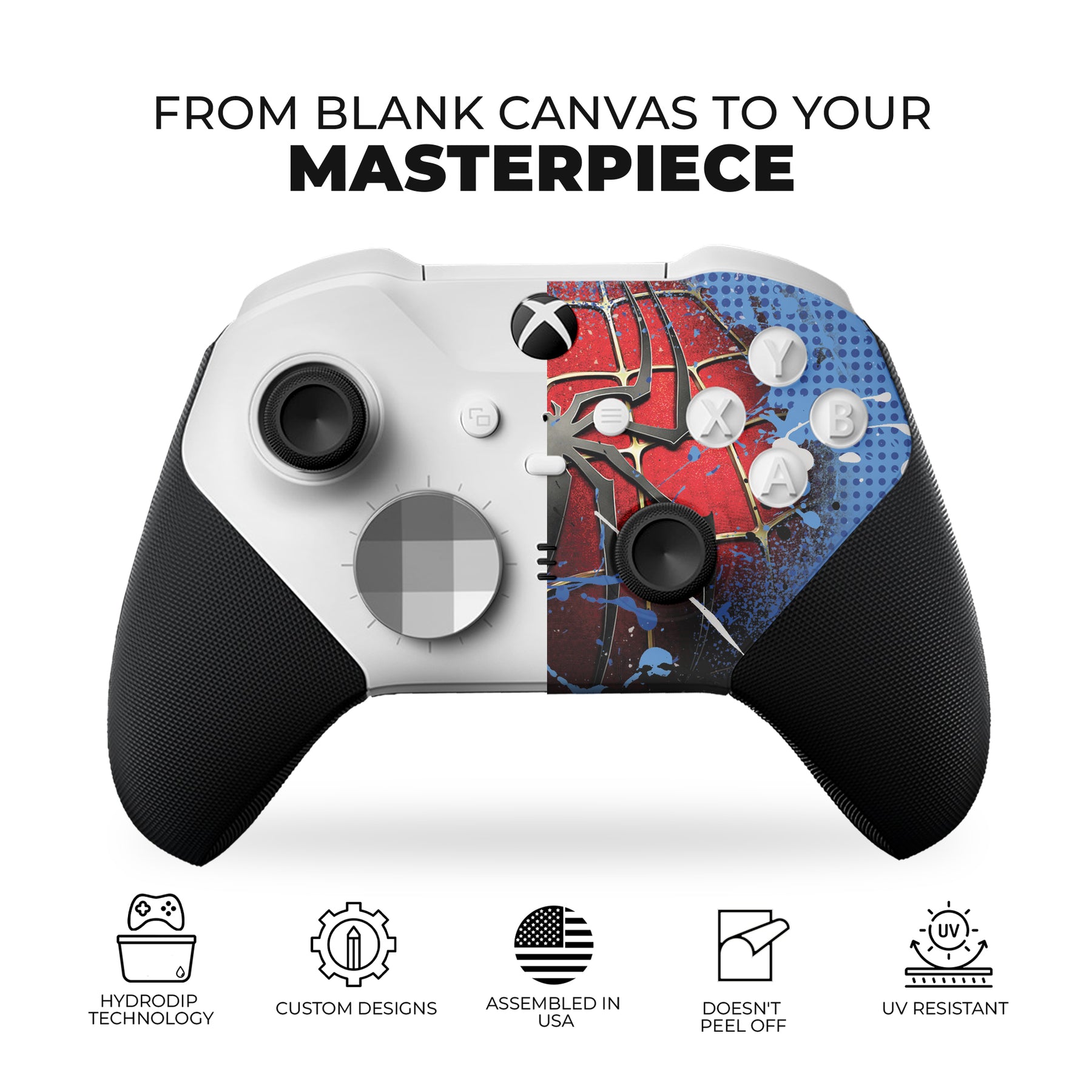 Spiderman Xbox Elite Core Custom Controller