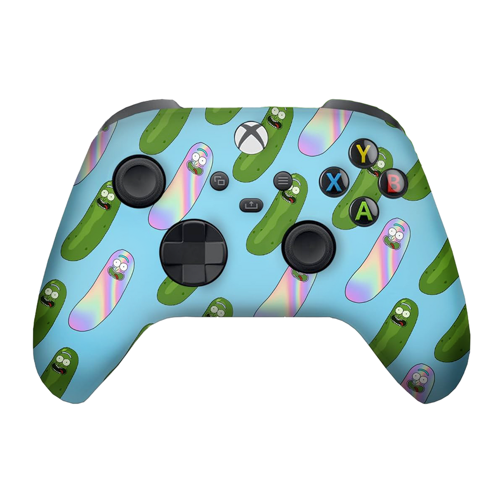 Custom Xbox Controller - Pickle Rick | Rush Controller Non-Modded Front Print Only