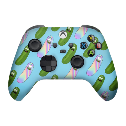 Custom Xbox Controller - Pickle Rick | Rush Controller Non-Modded Front Print Only